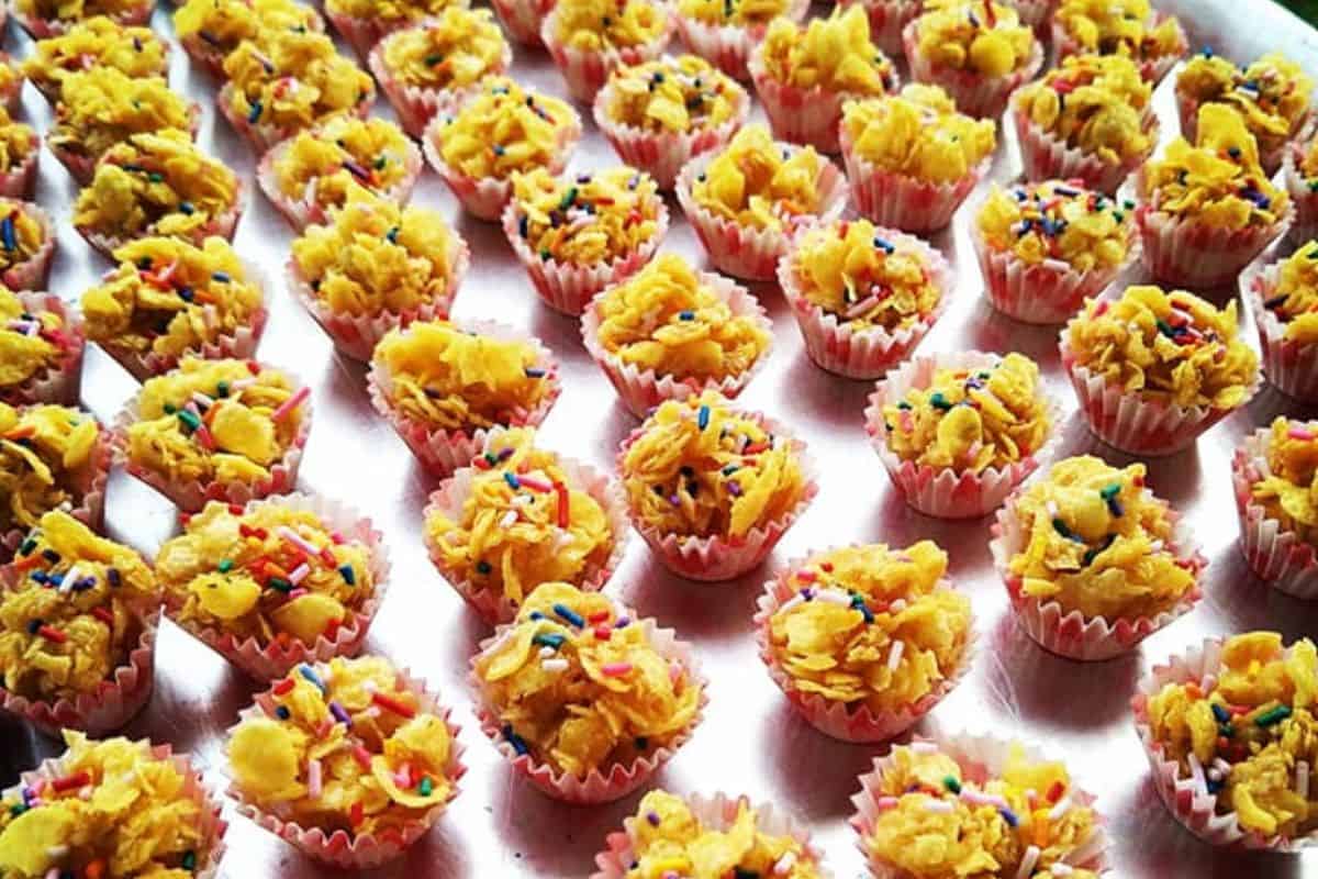 4 Resepi Honey Butter Cornflakes